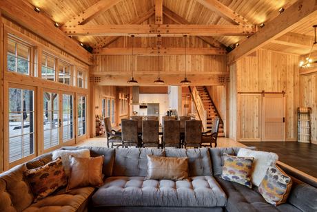 Lodge Living Room Couch